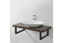 en.casa Hamina Wandkonsole 2er Set Schwarz Bild 1