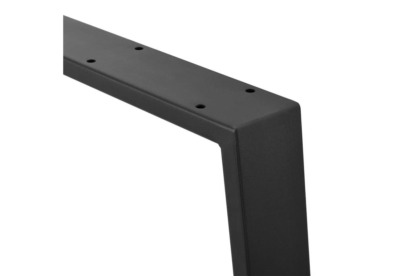 en.casa Tischgestell Kraftisried 2er Set 55-70x72cm Schwarz - Bild 5