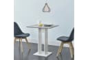 en.casa Küchentisch Lindesnes Betonoptik Weiß Bild 1