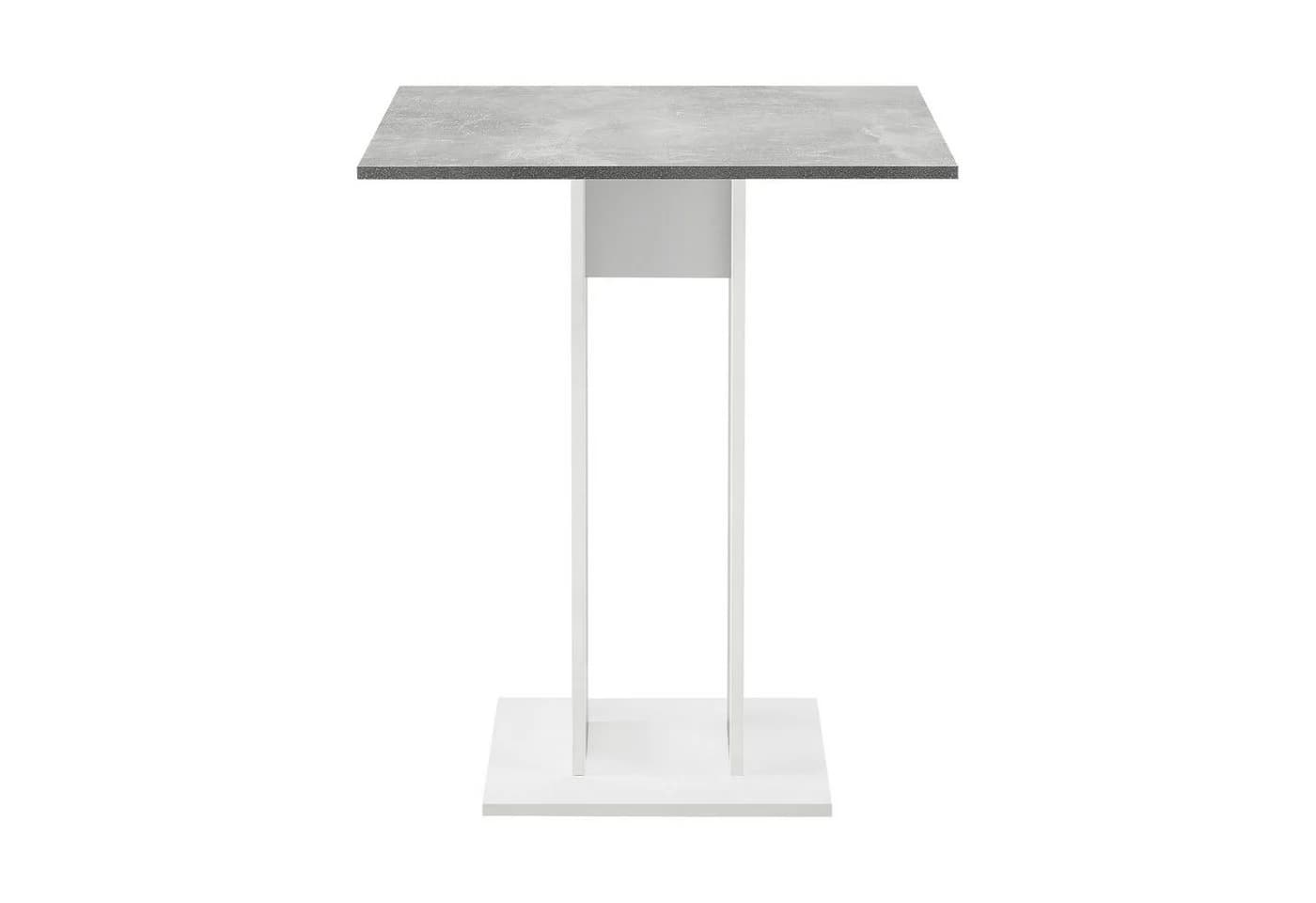 en.casa Küchentisch Lindesnes Betonoptik Weiß - Bild 4