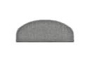 en.casa Stufenmatte Halbrund 15er Set Hellgrau Selbstklebend Bild 4