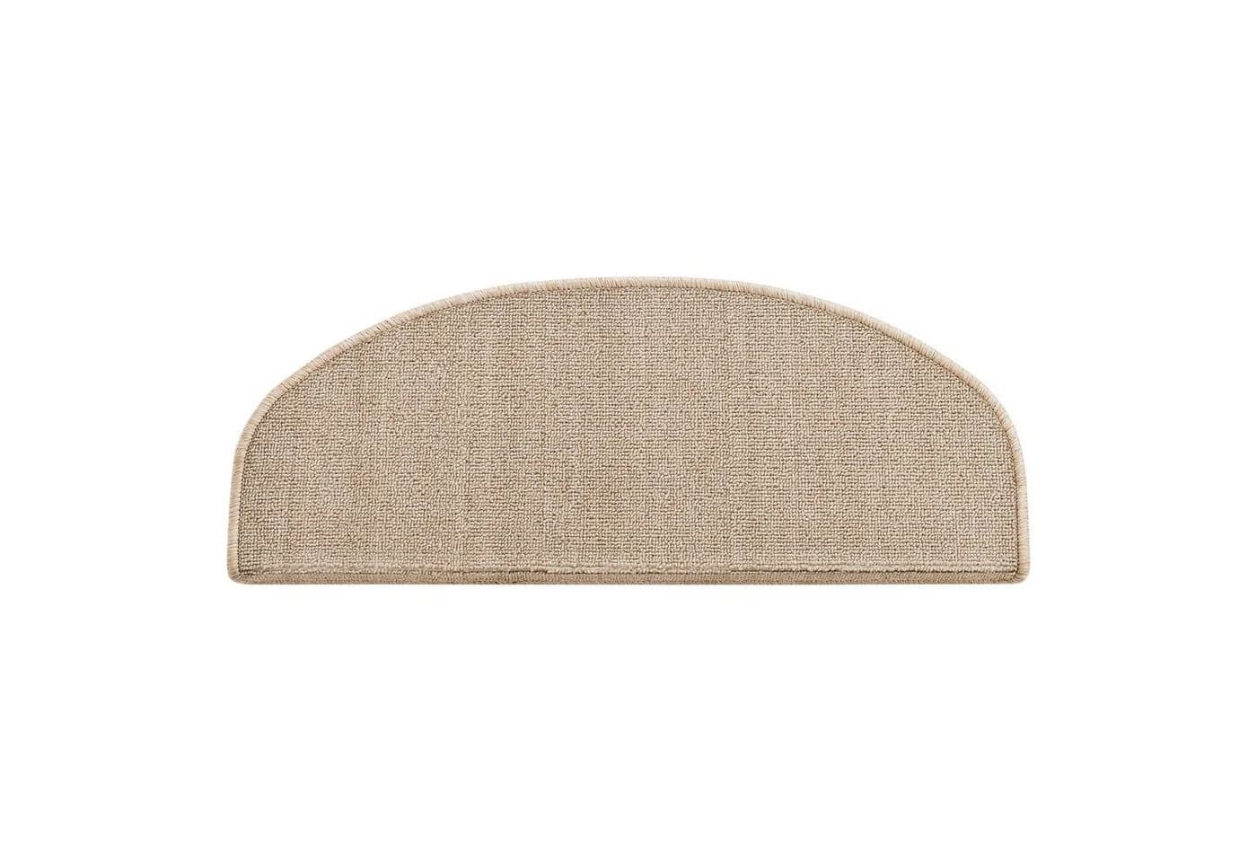 en.casa Stufenmatten 15er Set Beige Selbstklebend Halbrund - Bild 4