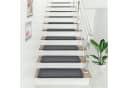 en.casa Stufenmatte 15er-Set Rechteckig 65x24cm Selbstklebend Dunkelgrau Bild 1