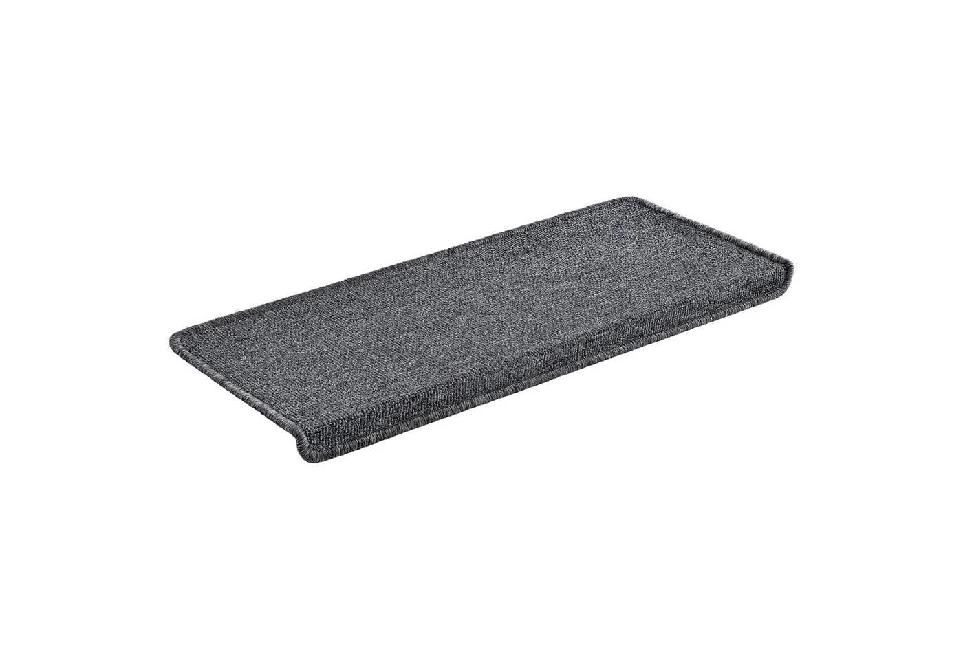 en.casa Stufenmatte 15er-Set Rechteckig 65x24cm Selbstklebend Dunkelgrau - Bild 2