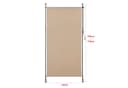 pro.tec Senkrechtmarkise Cimarra Outdoor-Sichtschutz Sandfarben Bild 3