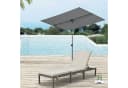 pro.tec Sonnenschutz Carsoli Grau 360° drehbar Bild 1