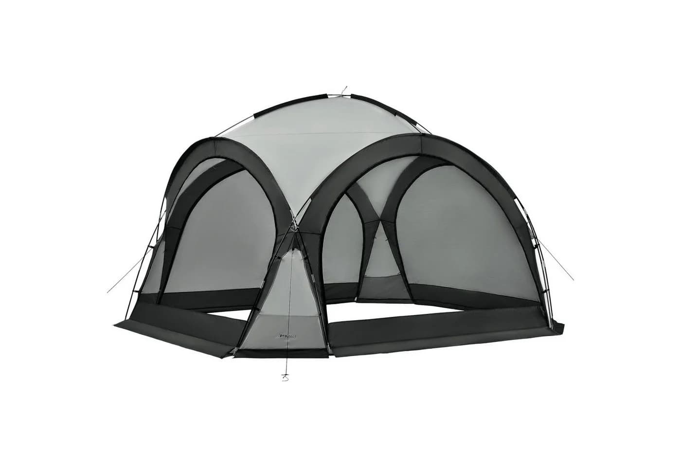 pro.tec Pavillon »Grästorp« LED Partyzelt Grau mit Solarmodul - Bild 2