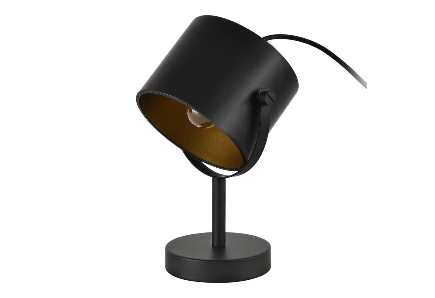 lux.pro Tischleuchte Farstorp E27 Metall Schwarz - Bild 2