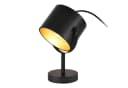 lux.pro Tischleuchte Farstorp E27 Metall Schwarz Bild 3