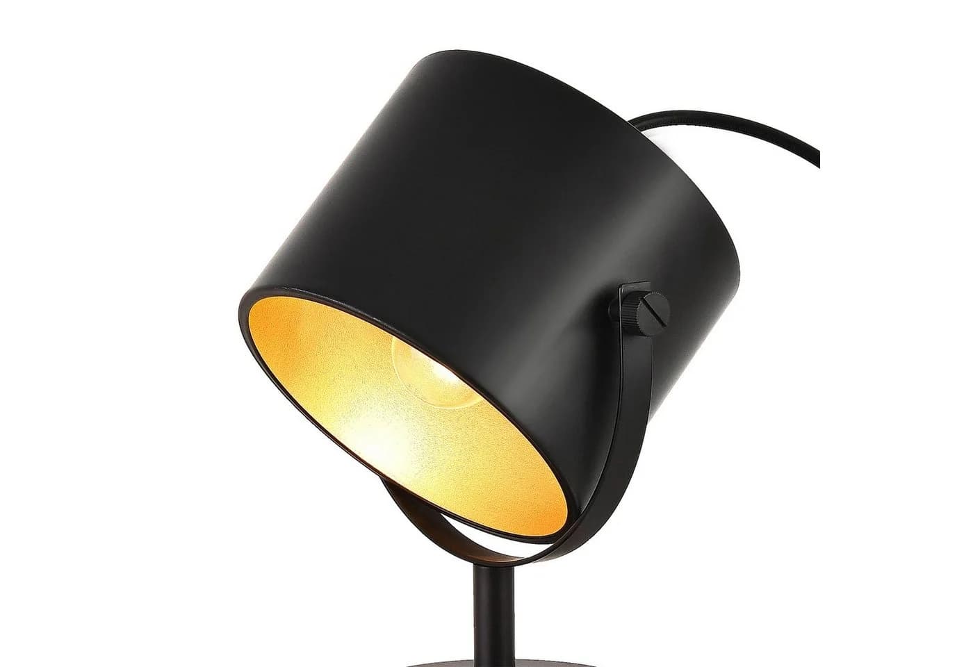 lux.pro Tischleuchte Farstorp E27 Metall Schwarz - Bild 4