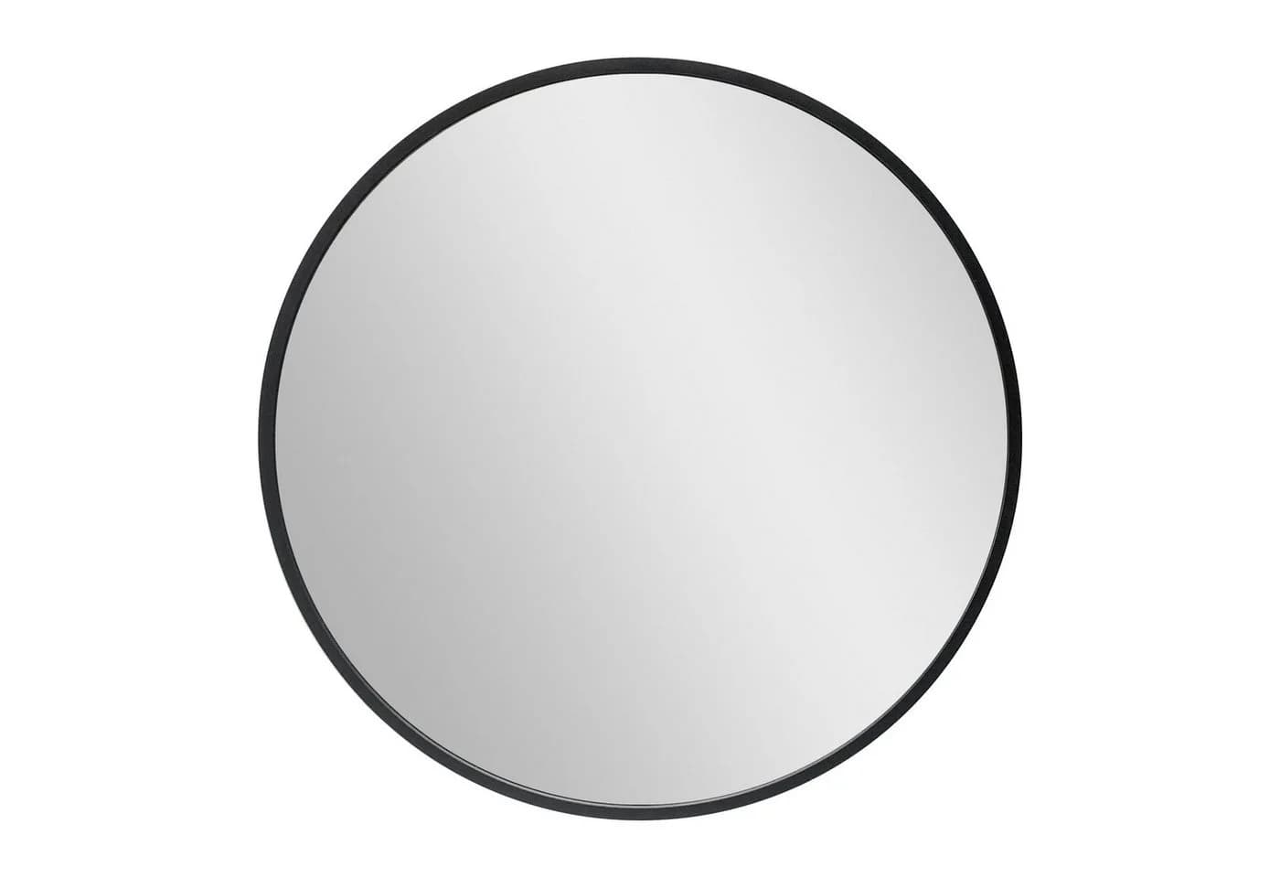 en.casa Wandspiegel »Modugno« Rund Aluminium Schwarz - Bild 2
