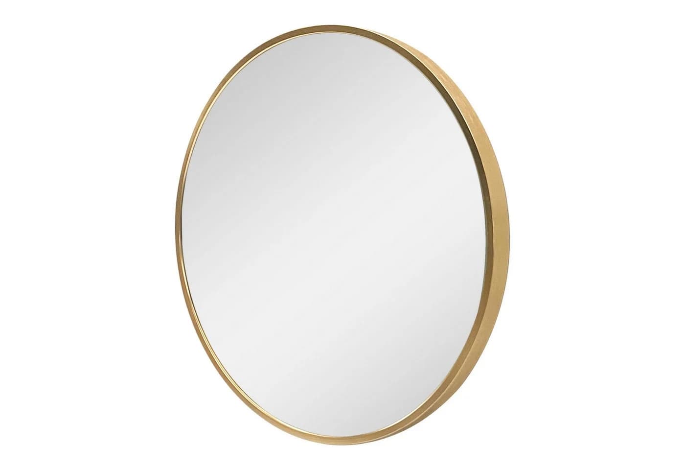 en.casa Wandspiegel Modugno Rund Aluminium Gold - Bild 2