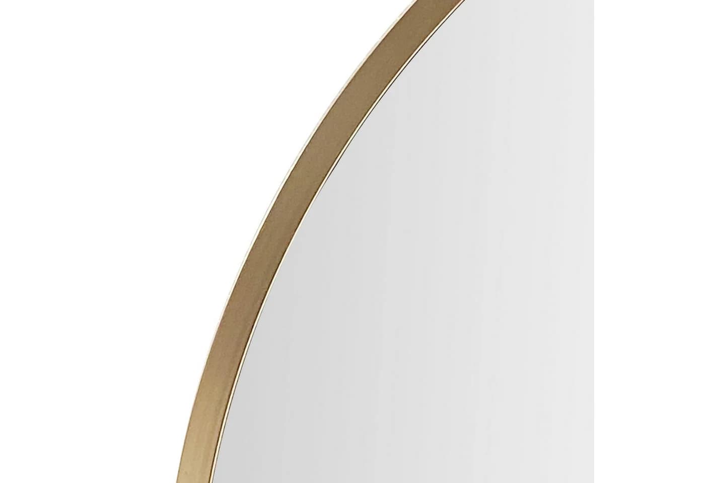 en.casa Wandspiegel Modugno Rund Aluminium Gold - Bild 5