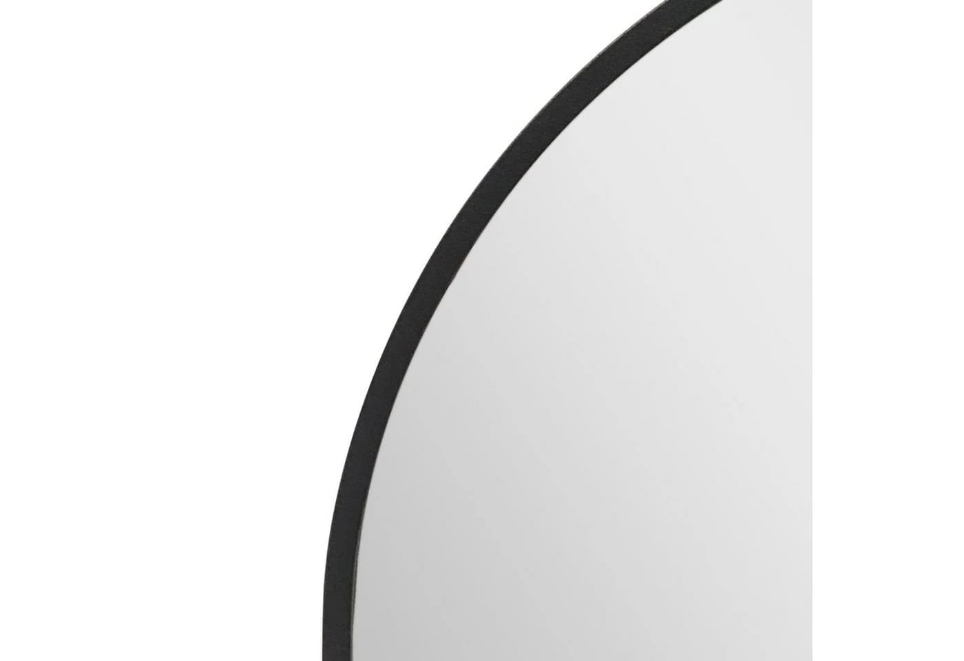 en.casa Wandspiegel Corato Ellipsen-Form Schwarz - Bild 5