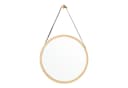 en.casa Wandspiegel »Bykle« Bambus rund 38 cm Natur Bild 4