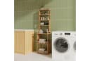 en.casa Standregal Forssa Bambus 7 Ablagen Natur Bild 2