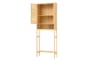 en.casa Badregal Geta Toilettenschrank Bambus Natur Modern Bild 4