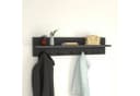 en.casa Wandgarderobe Hammarö mit Ablage und 10 Haken Anthrazit Bild 1