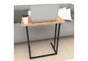 en.casa Laptoptisch Beistelltisch C-Form Eiche Schwarz Bild 4