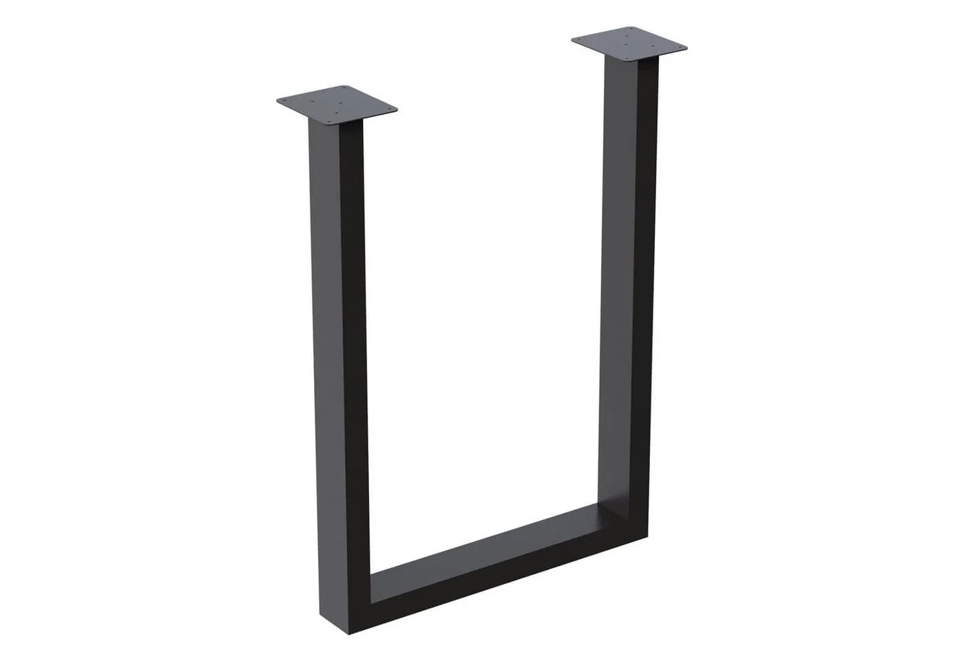 en.casa Tischgestell Holsted 2er Set Stahl Schwarz Matt - Bild 3