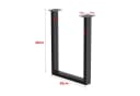 en.casa Tischgestell Holsted 2er Set Stahl Schwarz Matt Bild 4