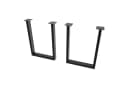 en.casa Tischgestell Holsted 2er Set Stahl Schwarz Matt Bild 5