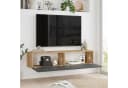 en.casa TV-Schrank Lapinlahti Eiche rustikal/Anthrazit Bild 3