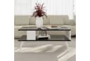 en.casa Couchtisch Lycksele Marmor-Optik Schwarz/Weiß Bild 1