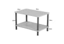 en.casa Couchtisch Jelling mit Ablage Holzoptik Bild 3