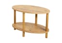 en.casa Couchtisch Oval Buchenholz Beine Holzoptik Modern Bild 2