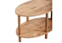 en.casa Couchtisch Oval Buchenholz Beine Holzoptik Modern Bild 5