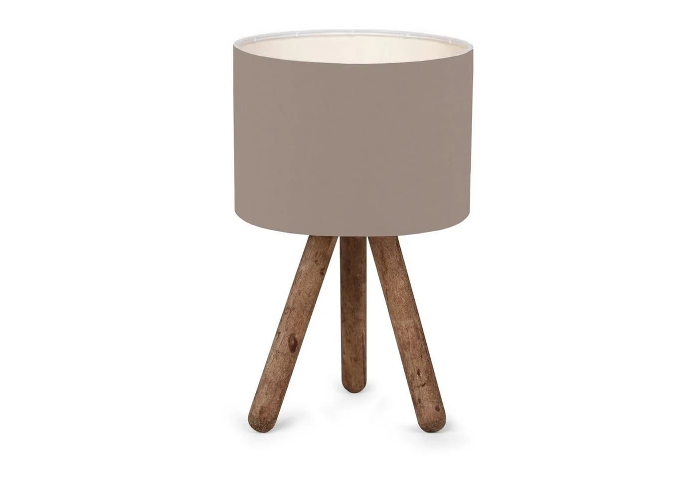 lux.pro Tischleuchte Preston Holz Sandfarben E27 - Bild 2