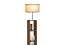 lux.pro Stehleuchte »Redditch« Beige Schwarz mit Regal E27 Bild 4