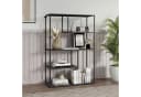 en.casa Standregal »Sievi« Stahl Schwarz Matt Bild 1