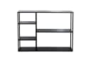 en.casa Standregal Isojoki 5 Ablagefächer Metall Schwarz Bild 4