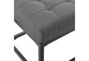 pro.tec Polsterbank Salta Grau Metall Sitzbank Bild 5