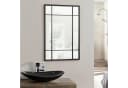 en.casa Wandspiegel Colobraro Schwarz Matt MDF Bild 1