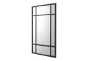 en.casa Wandspiegel Colobraro Schwarz Matt MDF Bild 2