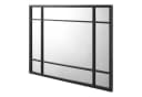 en.casa Wandspiegel Colobraro Schwarz Matt MDF Bild 4