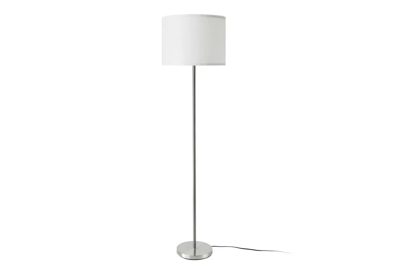 lux.pro Stehlampe Tamworth Silber Weiß E27 Modern - Bild 2