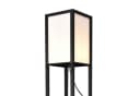 lux.pro Stapleford Stehleuchte Schwarz/Weiß mit Regal Bild 5