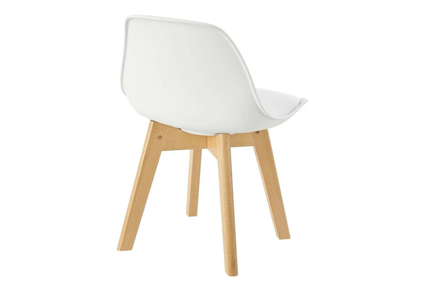en.casa Kinderstuhl 2er Set Elvdal Weiß Kunstleder - Bild 5