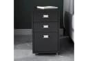 en.casa Rollcontainer »Kökar« Schubladenschrank Stahl Schwarz Bild 1