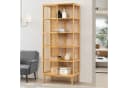 en.casa Standregal Trundholm Bambus 5 Ablagen Natur Bild 1