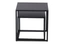 en.casa Beistelltisch 2er Set Schwarz Stahl Modern Bild 5