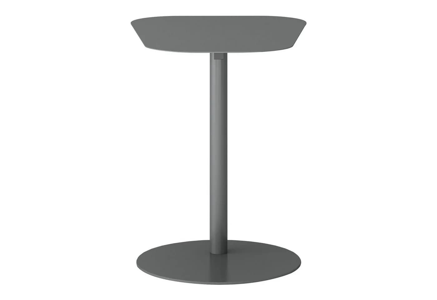 en.casa Beistelltisch Nastätten Grau Metall Modern - Bild 4