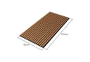 neu.holz 3D Wandpaneel Vang Akustik 4er Set Teak Bild 4
