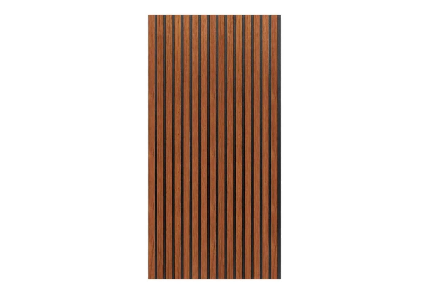 neu.holz 3D Wandpaneel Vang Akustik 4er Set Teak - Bild 5