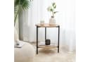 en.casa Beistelltisch Kuopio Sofatisch Metall MDF Holzoptik Bild 1