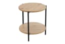 en.casa Beistelltisch Kuopio Sofatisch Metall MDF Holzoptik Bild 3